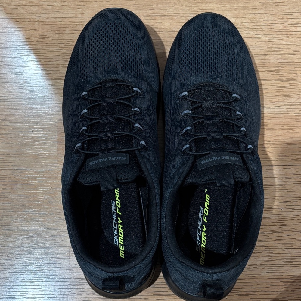 Skechers Black Memory Foam Sneakers